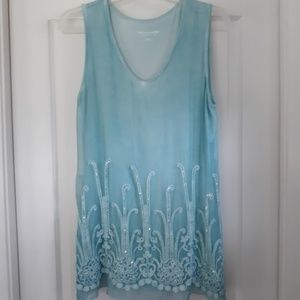 Tank Top with  sequins